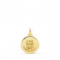 Médaille Or 18 Carats 750 Jaune Saint Christophe 12mm - Chaîne et Gravure Offertes