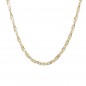 Collier Chaine Singapour- Or Jaune - Femme