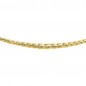 Collier Or 18 Carats 750/000 Maille Palmier en Chute Jaune - Femme