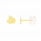 Boucles d'Oreilles Lapin - Or Jaune - Enfant