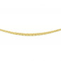 Collier Or 18 Carats 750/000 Maille Haricot en Chute Jaune - Femme