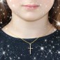 Collier - Croix Or Jaune - Femme ou Enfant