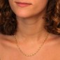 Collier Femme  Grain de Café - Or Jaune