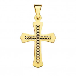 Croix Or 18 Carats 750/000 Jaune - Chaine Dorée Offerte