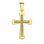 Pendentif  - Médaille Croix Or 18 Carats 750 Jaune - Chaine Offerte