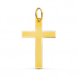 Croix Or 18 Carats 750/000 Jaune - Chaine Dorée Offerte