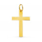 Pendentif  - Médaille Croix Or 18 Carats 750 Jaune - Chaine Offerte