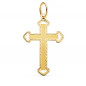 Pendentif  - Médaille Croix Or 18 Carats 750/000 Jaune - Chaine Offerte