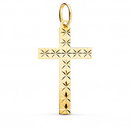 Croix Or 18 Carats 750/000 Jaune - Chaine Dorée Offerte