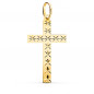 Pendentif  - Médaille Croix Or 18 Carats 750/000 Jaune - Chaine Offerte