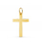 Pendentif  - Médaille Croix Or 18 Carats 750/000 Jaune - Chaine Offerte