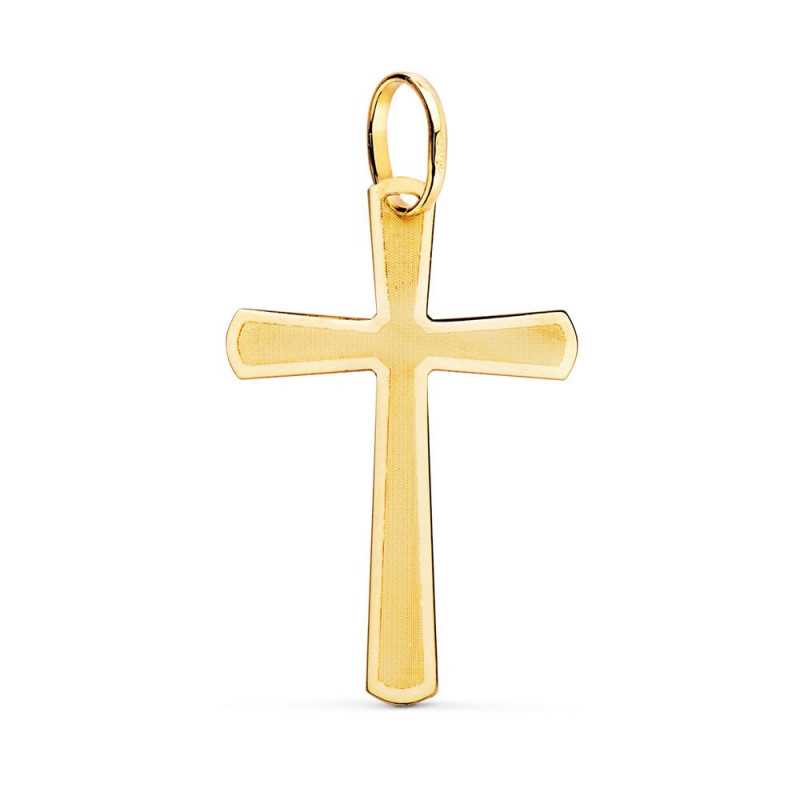 Pendentif  - Médaille Croix Or 18 Carats 750 Jaune - Chaine Offerte