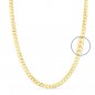 Collier Chaine Or 18 Carats 750/000 Jaune Maille Gourmette