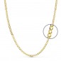 Collier Chaine Or 18 Carats 750/000 Jaune Maille Gourmette