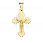 Pendentif  - Médaille Christ sur la Croix Or 18 Carats 750 Jaune - Chaine Offerte