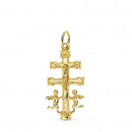 Christ sur la Croix Or 18 Carats 750/000 Jaune - Chaine Dorée Offerte