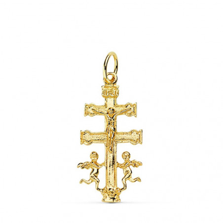 Christ sur la Croix Or 18 Carats 750/000 Jaune - Chaine Dorée Offerte