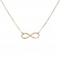 Collier Or Jaune - Motif Infini - Femme